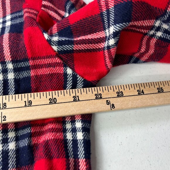 Vintage Sportsmans Skill Kmart Shirt Long Sleeve Button Up Red Plaid Mens Large - Picture 5 of 6